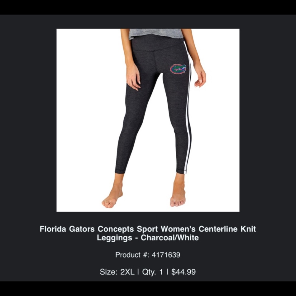 FL Gator Concepts Sport Leggings